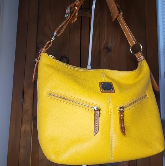 Dooney & Bourke Leather Shoulder Bag - Picture 3 of 13